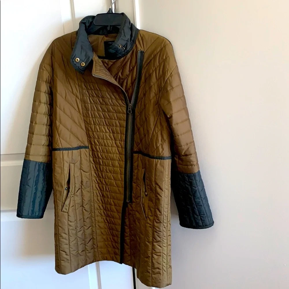 Madewell Brown and Black Puffer Jacket - Picture 1 of 12